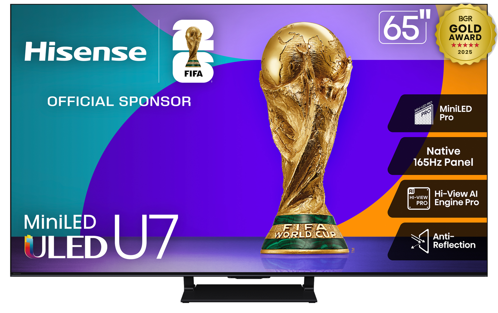 Hisense U7 ULED 65" — Promo Mundial