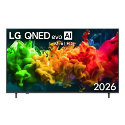 Smart TV LG 65", 4K Ultra HD, MiniLED, sistema webOS integrado, 65QNED80BSG, 2026