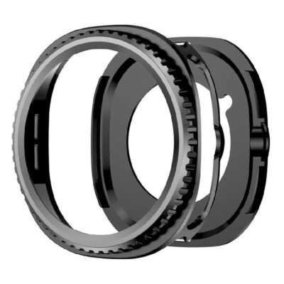 Case de acero inoxidable para Samsung Galaxy Watch 8 Classic 46mm, cristal de zafiro sintético, negro