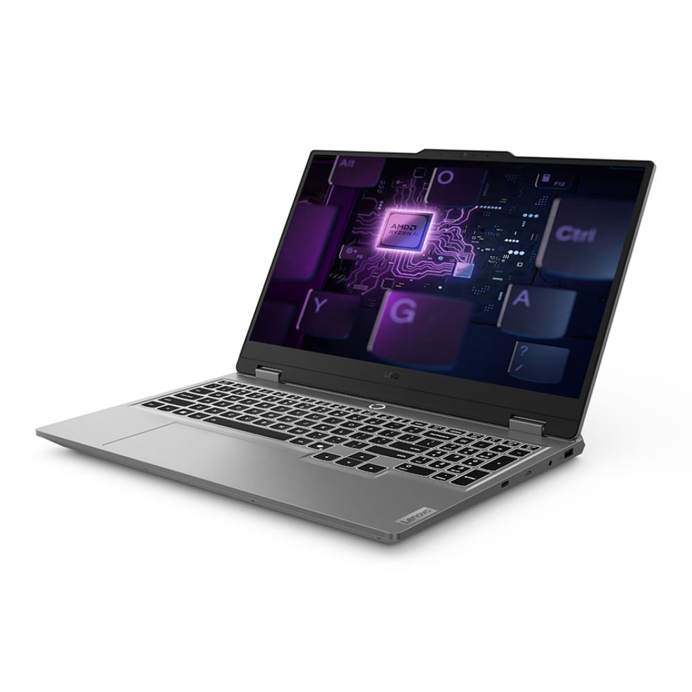 Laptop Lenovo LOQ 15AHP10, 15.6", AMD Ryzen 7, 512GB SSD, 16GB RAM, Win 11 Home, luna grey