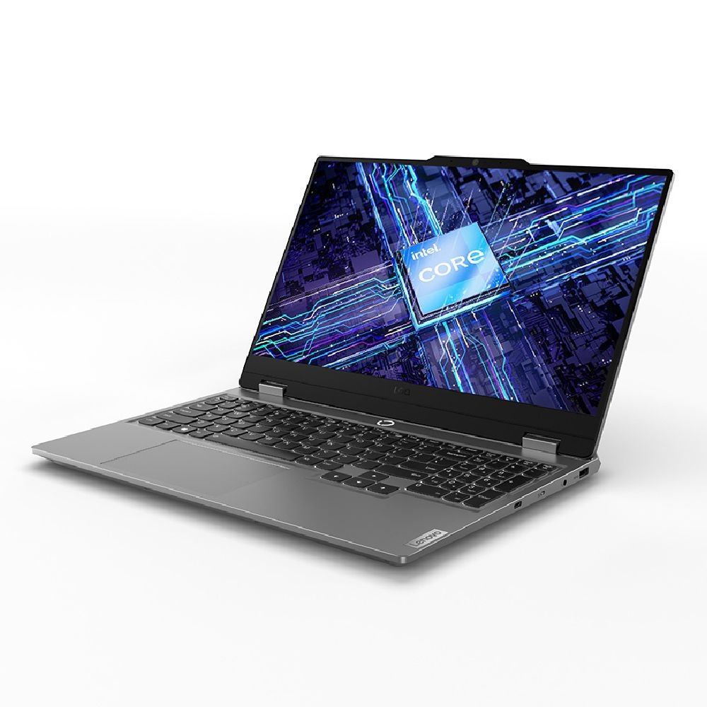 Laptop Lenovo LOQ 15IAX9, Core i5-12450HX, 16GB RAM, 512GB SSD, RTX 3050 6GB, 15.6 FHD, gris