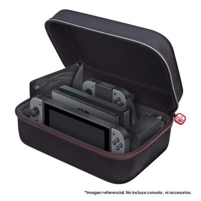 Estuche Maletín Nintendo Switch Game Traveler Deluxe System, negro