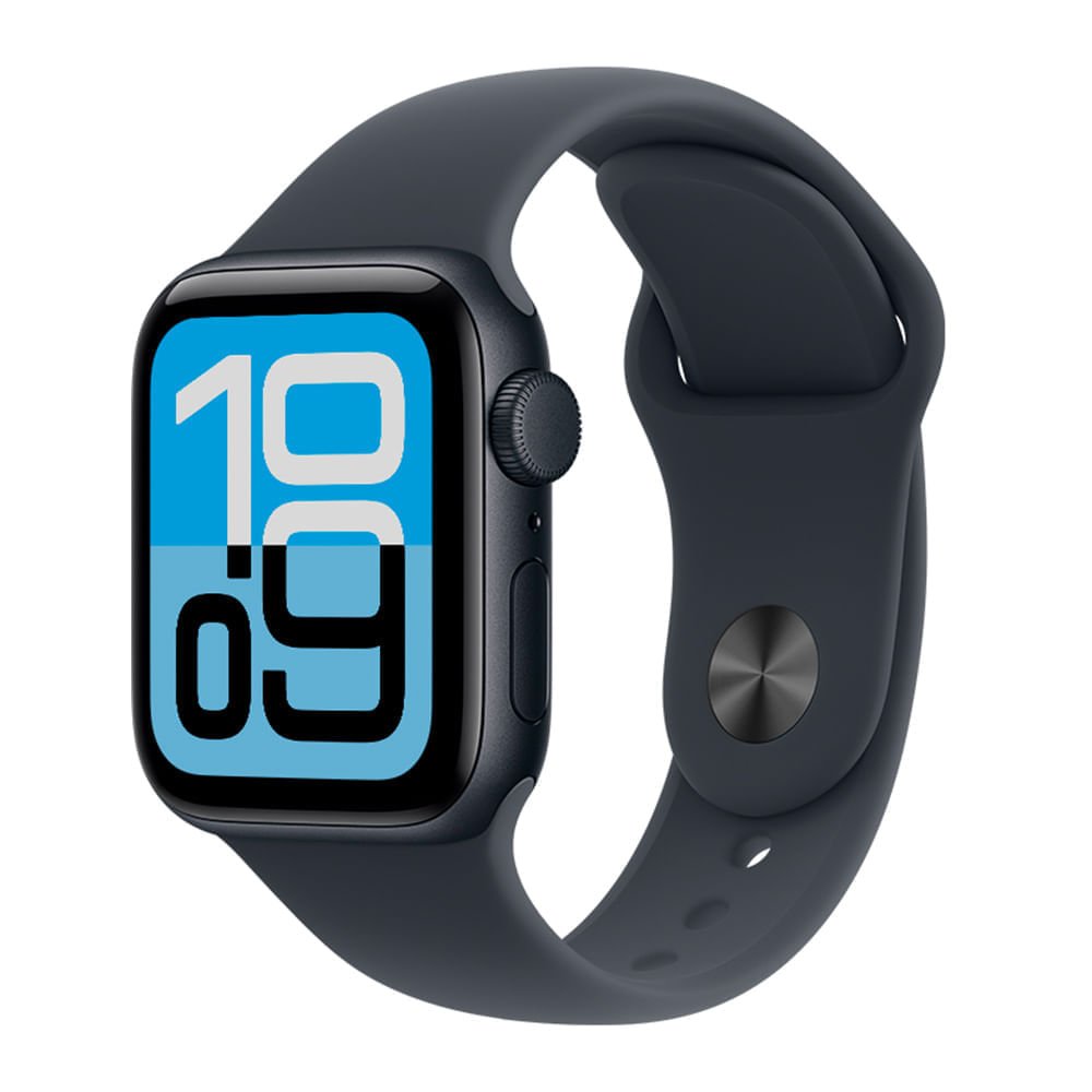 Apple Watch Series SE 3 40mm/OLED, resistente al agua hasta 50 m, batería hasta 18 horas, midnight aluminium