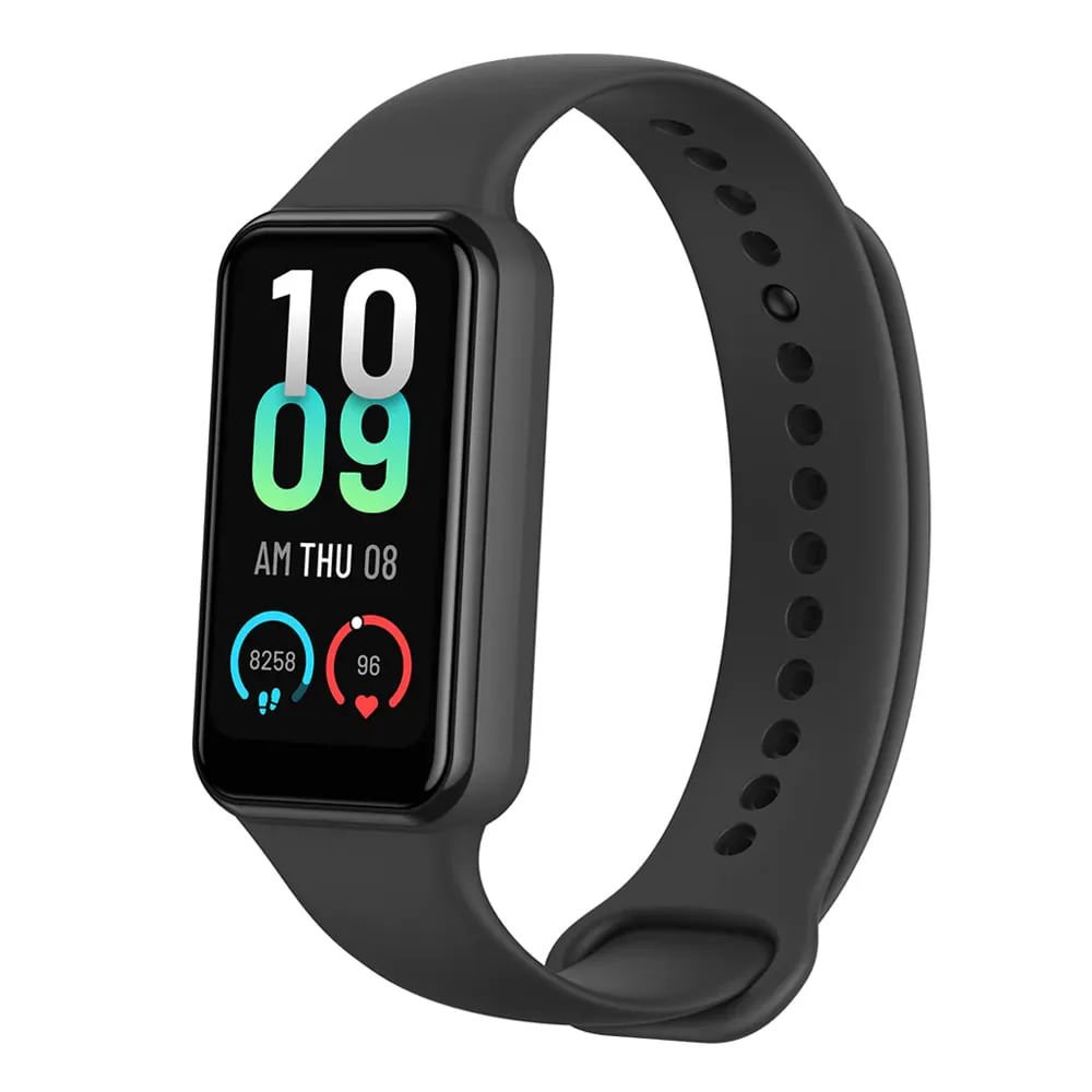 Reacondicionado: Smartwatch Amazfit Band 7, resistente al agua 5ATM, batería hasta 18 días, 120 modos deportivos, 1.47", negro