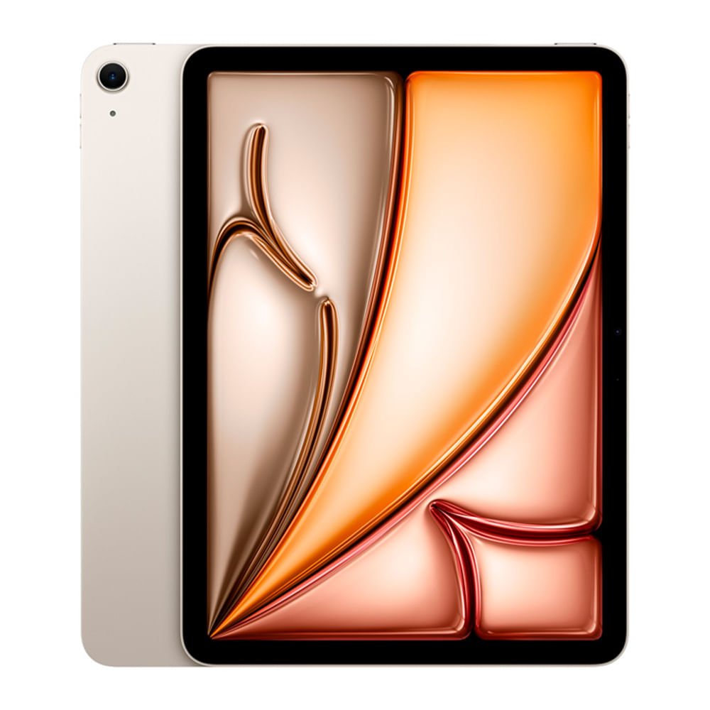 iPad Air 11" 128GB, 12GB RAM, cámara principal 12MP y frontal 12MP, Chip M4, iPaOS, starlight