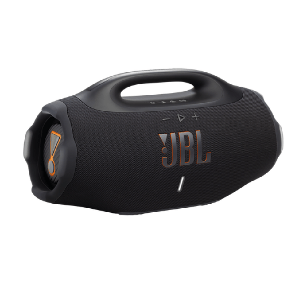 Parlante Bluetooth JBL Boombox 4, 4 altavoces, resistente al agua IP68, hasta 28 horas de reproducción, negro