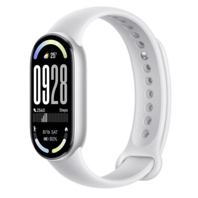 Smartband Xiaomi Band 10 pantalla 1.72"/AMOLED, resistente al agua 5ATM, batería hasta 21 días, 150 modos deportivos, SPO2, plateado galáctico